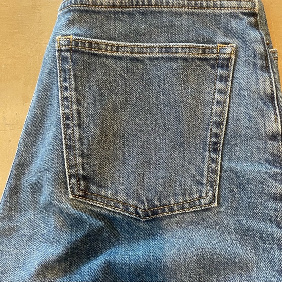 Everlane Way High Button Fly Jean in California Blue - Picture 5 of 13